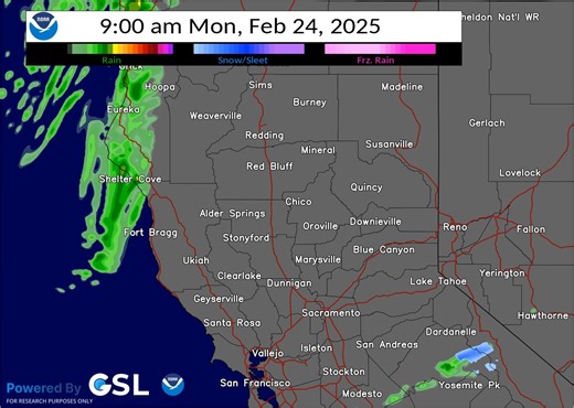 7.1K views · 47 reactions |  Scattered light showers are expected primarily north of I-80 today as a system brushes interior NorCal. ️ With a slight chance for isolated thunderstorm development across Shasta County later this afternoon as well, be sure to stay weather aware today! | US National Weather Service Sacramento California | Facebook