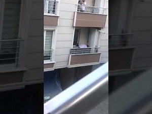 Man Falls From Balcony While Fighting
