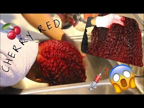 I COLORED ME AND MY FRIEND’S HAIR RED!! ❤️| Hair Paint Wax? Bleach? Adore? | frizzeecurlz ♡