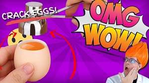Watch Best way to crack eggs! Easy egg cracker tool on Amazon Live