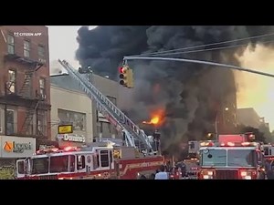 Fire spreads to multiple businesses in the Melrose section of the Bronx