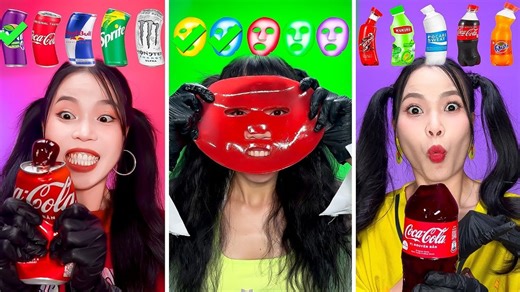 9K views · 203 reactions | Eating Only ONE COLOR Food Challenge Compilation 5 掠 | Toby | Facebook