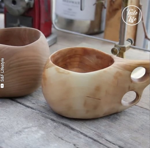 2.3M views · 6.3K reactions | Kuksa Traditional Wooden Cup is perfect for hiker and outdoor lover. Credit: S&F Lifestyle (youtube.com/channel/UC1C8hdN_1G4Ar8Er0WWlm9g) | Taste Life | Facebook