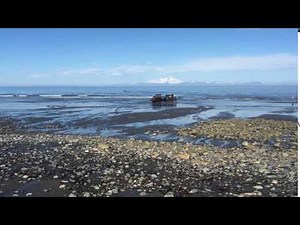 Boat Launching in Deep Creek, Alaska
