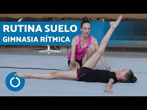 Movimientos de GIMNASIA RÍTMICA en el SUELO para PRINCIPIANTES ⬇️ Ejercicios Suelo Gimnasia Rítmica