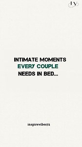 128K views · 690 reactions | Intimate moments every couple needs in bed...! #psychology #mindfulness #MindfulnessMeditation #psychology | inspirevibes72 | Facebook