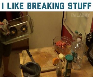 Dangerous, yet oddly cool to watch shatter... | FailArmy