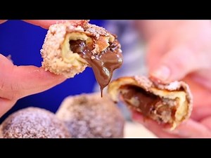 Nutella doughnut holes are surprisingly easy to make