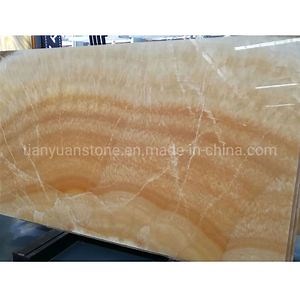 [Hot Item] Polished Yellow Marble Stone Agate Onyx Slab