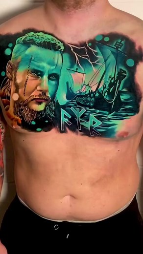 Awesome piece by @littleandytattoo 🔵 | Barber DTS Tattoo Supplies