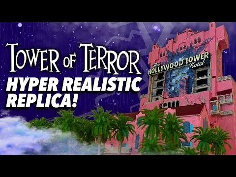 Meet the Engineer Behind the Tower of Terror Ultra Realistic Model | Disney World Hollywood Studios