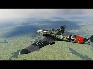 Bf-109 K4 vs. P-51D dogfight - 4YA WWII Project Overlord server for DCS