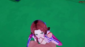 Atom Eve gets POV fucked on a rooftop&period; Invincible Hentai&period;