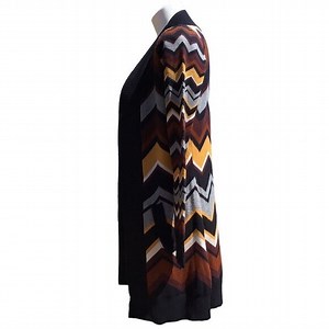 MISSONI For Target Knit Chevron Print Cardigan Sweater Size XS