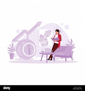 Female college student writing in Stock Vector Images - Alamy