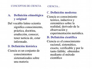 Que Es La Ciencia Definicion Etimologica