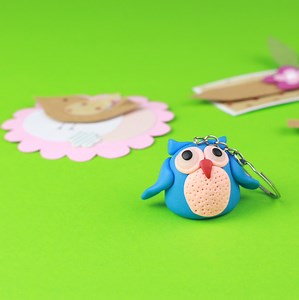 DIY Polymer Clay Owl Keychain Full video: http://bit.ly/2kVPRHF | Troom Troom