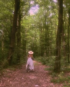 1.5K views · 71 reactions | Mood   @catwalkhautecouture  @your_ptashka #bike #forest #sunlight #aesthetic #vintage #dreamer #nature #mood #настроение #винтаж #эстетика #inspiração #lifestyle #goodmorning #goodvibes #weekendvibes #summervibes #euphoria #fairytale #lifeisbeautiful #hat #vintageinspired | Catwalk Haute Couture | Facebook