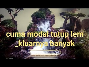 Cara membuat air terjun pasir aquarium
