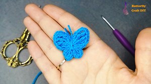 How to crochet a butterfly Free Pattern for Beginners with Video Tutorial
