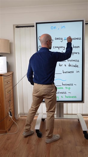 15K views · 415 reactions | be on business & be in business #learnenglish | The Grammar Goat | Facebook