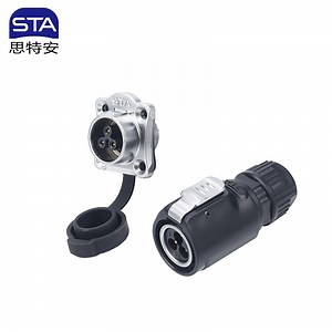 [Hot Item] Lp16 Aviation Plug IP67 Waterproof LED Screen Industrial Male Female Quick Connector Connectors