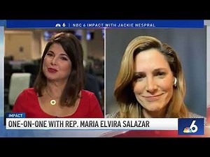 Maria Elvira Salazar with Jackie Nespral - NBC 6 impact