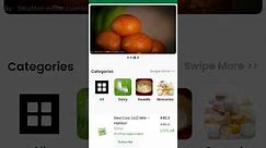 Swarg app: How to browse through Categories and Select products