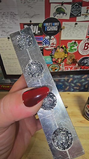 Crzy chrome #paddletail #karolinastrikers #fyp #fishing #softplastics #bassfishing #baitmaking | Kristina Stuart