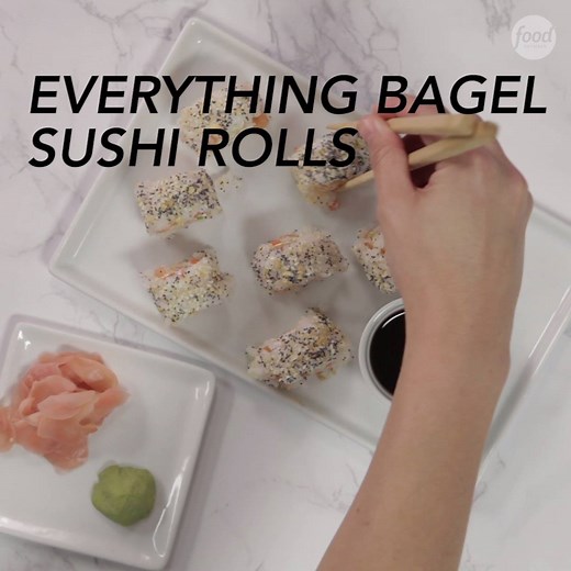 35K views · 430 reactions | A classic bagel filling, inside sushi....