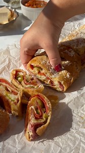 This easy pepperoni bread from @alltypesofbowls on IG is the...