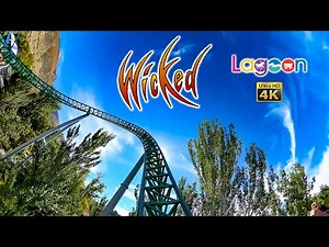 Wicked Roller Coaster On Ride Front Seat POV Lagoon 2022 10 09