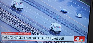 1.4K views · 11 reactions | Panda mania in Washington, DC Brand new Panda couple get royal escort from airport to their new home, the Washington National Zoo. #Panda #NationalZoo #bhugolparkLovesPandas #PandaDiplomacy | Bhugol Park | Facebook