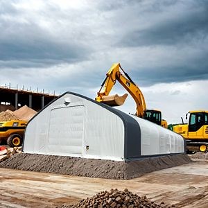 [Hot Item] 18.3m Light Steel Frame Metal Building Storage Hall Warehouse