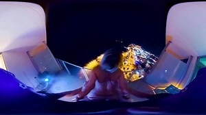 Fucked On A Balcony For Everyone Below To See In VR 360 HD!