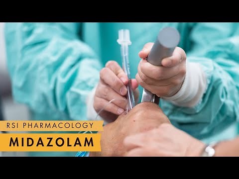 Midazolam - Rapid Sequence Induction and Intubation