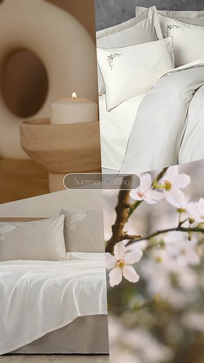 Embrace the season with our summer bed linen collection in light beige hues—where comfort meets effortless elegance. Sahel Alma 09911911 | Drap d'lit