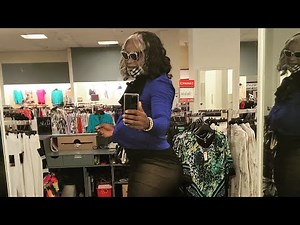 Crossdresser Mature Looking Sexy In Mall In Public | Transvestite