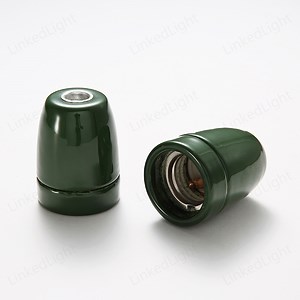 [Hot Item] Vintage Dark Green E27 Porcelain Light Lamp Base Socket