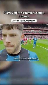POV: You Are A Premier League Referee! 🤯⚽️ #pov #referee #premierleague