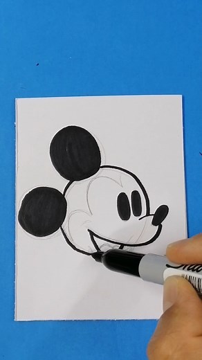 Como Dibujar a Mickey Mouse 🔴 Easy Art #draw #drawing #arte #dibujos | Easy Art