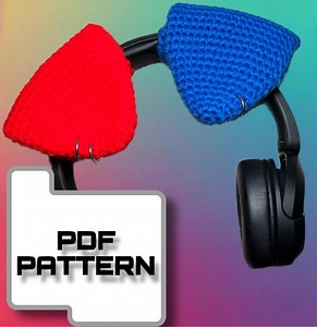 PATTERN - Crochet Puppy Ears Headphone Accessory - Etsy