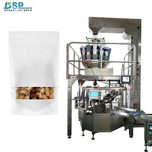 [Hot Item] Máquina de envasado, llenado y sellado de bolsas tipo doypack para salsas de ensalada, envasado en pouch retort, con llenado y sellado automático