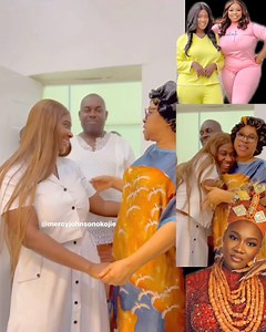 404K views · 10K reactions | Mercy Johnson is a winch but she's loved by all  Beautiful moment Legendary Actor Liz Benson Arrived on her set  Geogina Ibe felt the love too  001 for a reason  Nollywood 藍藍 | UJU Reacts | Facebook
