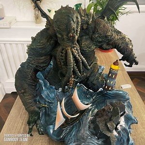 2.3K views · 17 reactions | Experience the awe-inspiring creation of the monstrous Cthulhu through 3D printing! Watch as the 3D artist sculpts the model, witness the meticulous adaptation by the Gambody team for 3D printing, and observe the mesmerizing process of printing and painting. Get ready for an unforgettable journey! STL files of Cthulhu are available here: https://www.gambody.com/3d-models/cthulhu | Gambody - 3D Printing Marketplace | Facebook