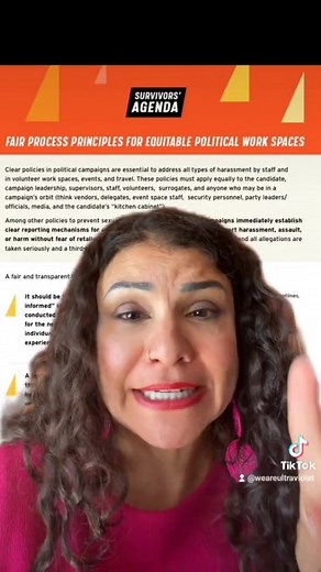 Check out the Fair Process Principles using the link in bio! Take action with us to demand Daniel Ivey-Soto resign from the New Mexico State Senate. Sexual abusers should NOT be in office ❌️ | UltraViolet