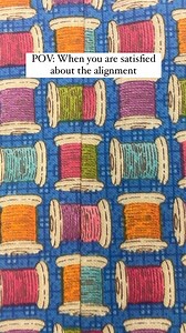 Alignment is SEW important ! 😂🧵📏 . . . . . . . . . . . . . . . . #sewing#sew#machineembroidery#ith#sweetpeadesigns | Sweet Pea Machine Embroidery