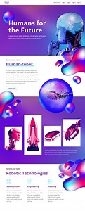 Future human technology - Website Design by Nicepage