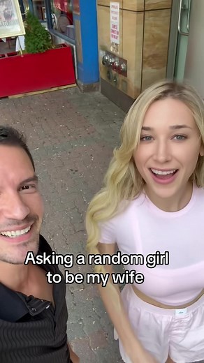 Asking a Random Girl to Be My Wife