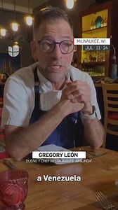 ‍ Gregory León, chef venezolano, ha sido nominado como uno de los...
